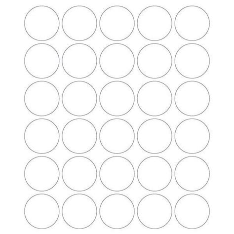 1.5 Round Label Template