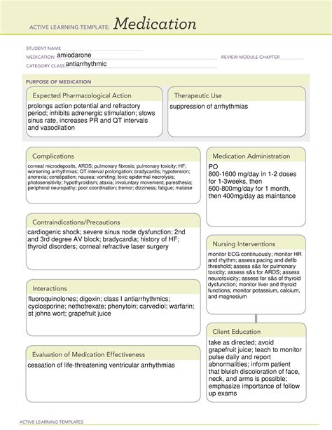 10 Essential Facts About Amiodarone Ati Medication