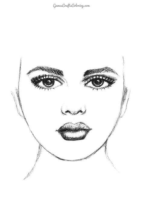 10 Essential Female Face Drawing Templates