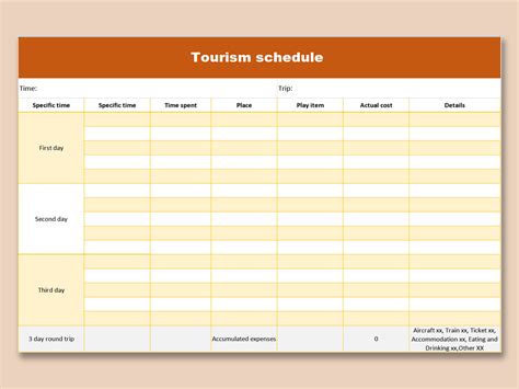 10 Essential Travel Planner Excel Templates For Free