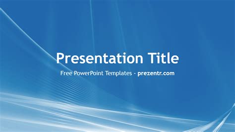 10 Free Blue And White Powerpoint Templates