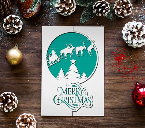 10 Free Cricut Christmas Card Templates