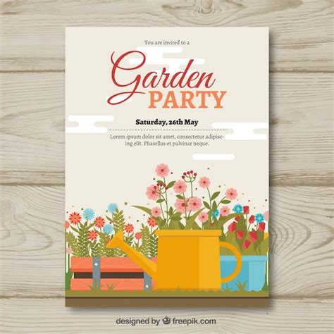 10 Free Garden Party Invitation Templates Youll Love