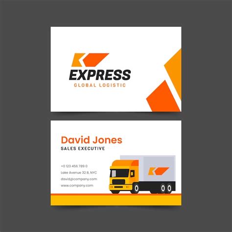 10 Free Transport Business Card Templates To Boost Sales