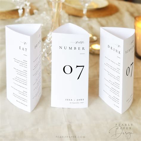 10 Trifold Table Number Templates To Elevate Your Events