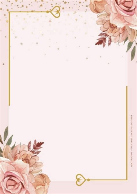 10 Wedding Invitation Background Templates To Inspire