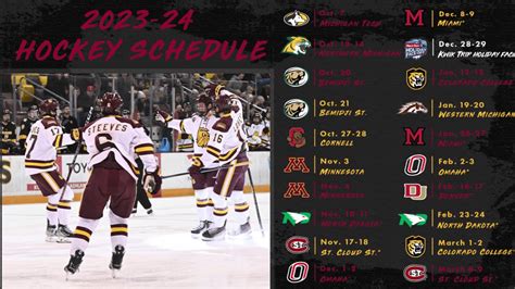 2022-23 Tech Hockey Schedule Released