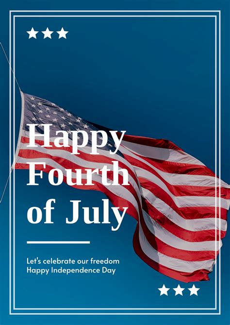 4 Free 4th July Poster Templates To Customize