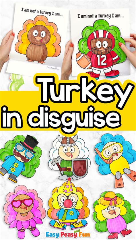 5 Creative Turkey Disguise Project Templates