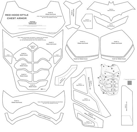 5 Easy Eva Foam Armor Templates To Print