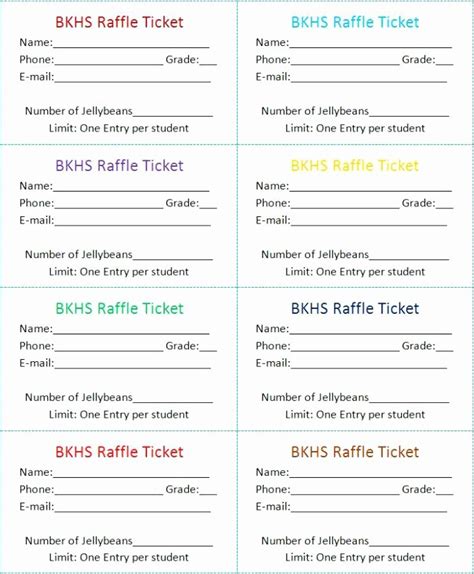 5 Easy Event Ticket Templates In Google Docs