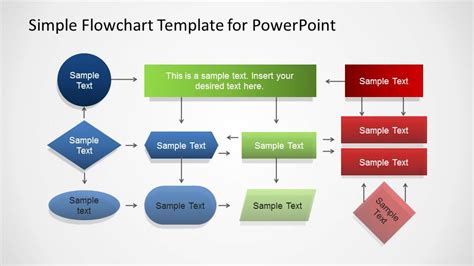 5 Easy Flow Chart Templates In Powerpoint