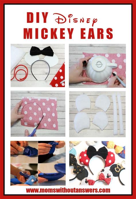 5 Easy Steps To Create No-Sew Mickey Ears