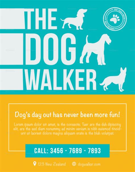 5 Effective Dog Walking Ad Templates