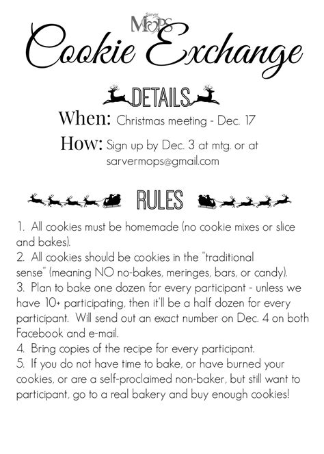 5 Essential Cookie Exchange Rules To Follow