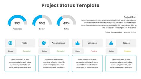 5 Essential Elements Of A Project Update Slide Template