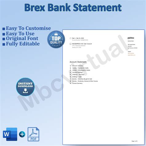 5 Essential First Horizon Bank Statement Templates