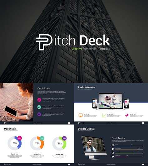 5 Essential Pitch Deck Powerpoint Templates