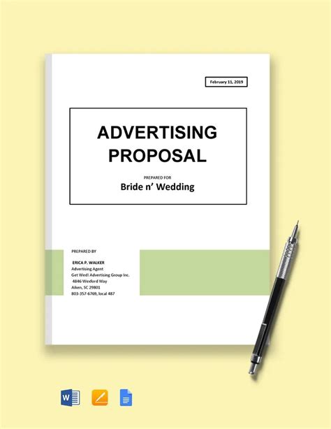 5 Essential Tips For Marketing Proposal Template Google Docs