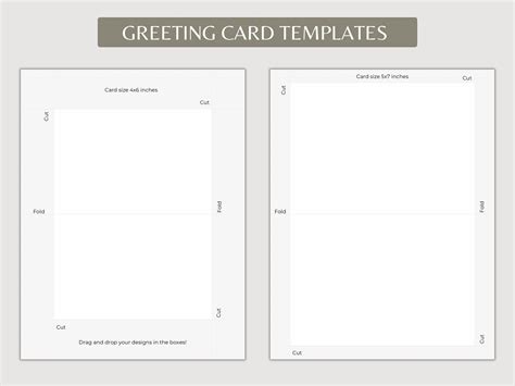 5 Free 5x7 Greeting Card Templates In Word