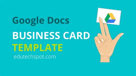 5 Free Business Card Templates In Google Docs