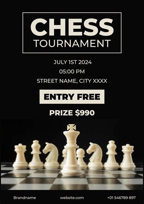 5 Free Chess Flyer Templates You Can Download