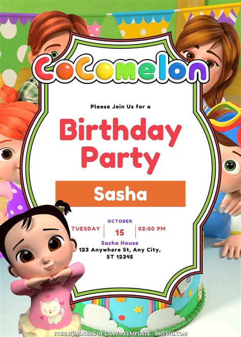 5 Free Cocomelon Birthday Templates To Download