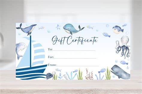 5 Free Cruise Gift Certificate Templates