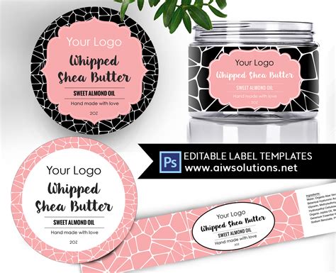 5 Free Food Label Design Templates