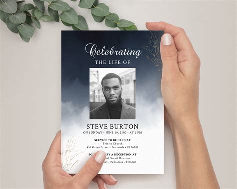 5 Free Funeral Announcement Templates To Download