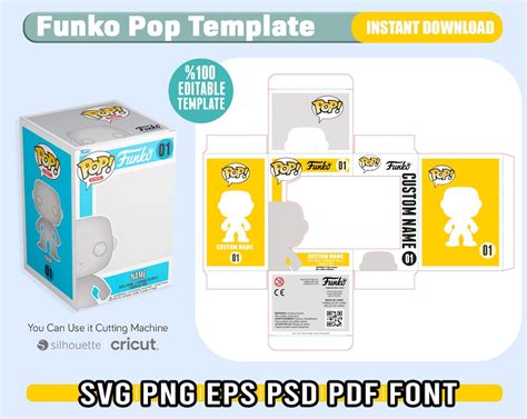 5 Free Funko Pop Box Template Downloads