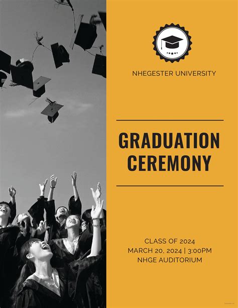 5 Free Graduation Program Templates Google Docs