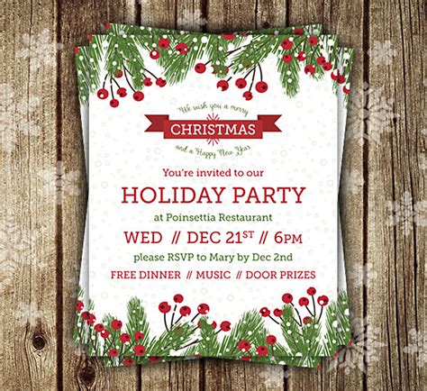 5 Free Holiday Flyer Templates For Word