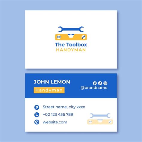 5 Free Hvac Business Card Templates