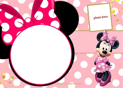 5 Free Minnie Mouse Invitation Templates