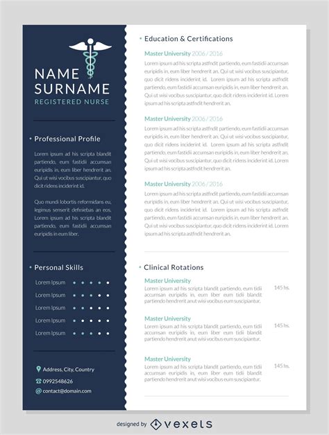 5 Free Nursing Resume Templates For Word Download