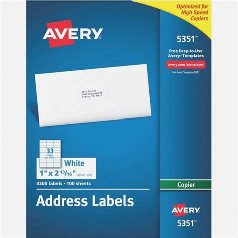 5 Free Office Depot Address Label Templates