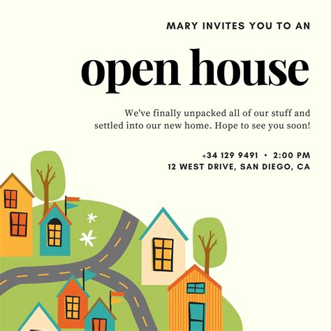 5 Free Open House Invitation Templates To Try