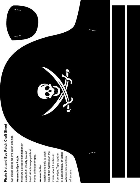 5 Free Pirate Hat Templates To Download Now