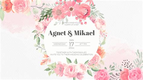 5 Free Powerpoint Wedding Invitation Templates