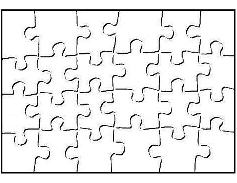 5 Free Puzzle Templates To Print