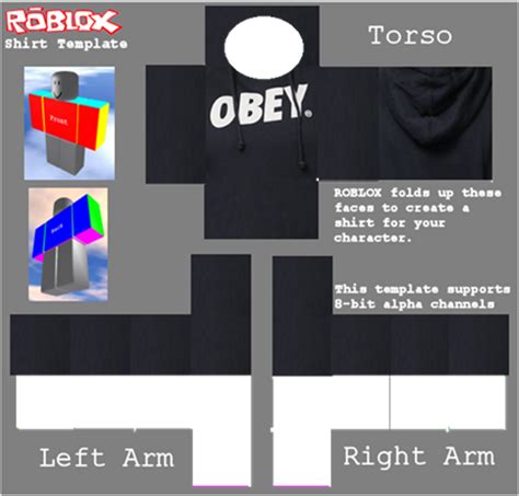 5 Free Roblox Template Shirt Png Designs