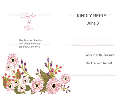 5 Free Rsvp Templates For Microsoft Word