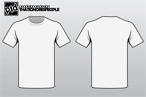 5 Free T Shirt Template Photoshop Designs