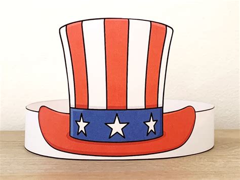 5 Free Uncle Sam Hat Printable Templates