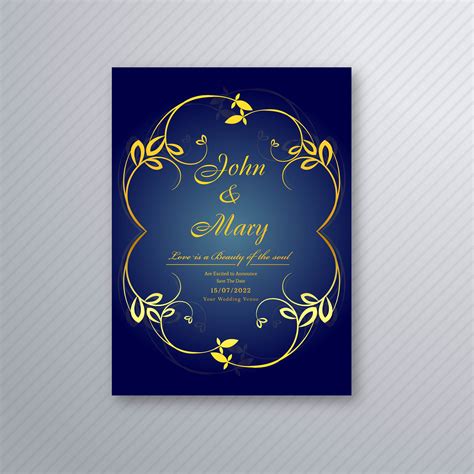 5 Free Wedding Card Design Templates To Download