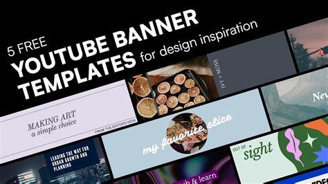 5 Free Youtube Banner Templates To Download