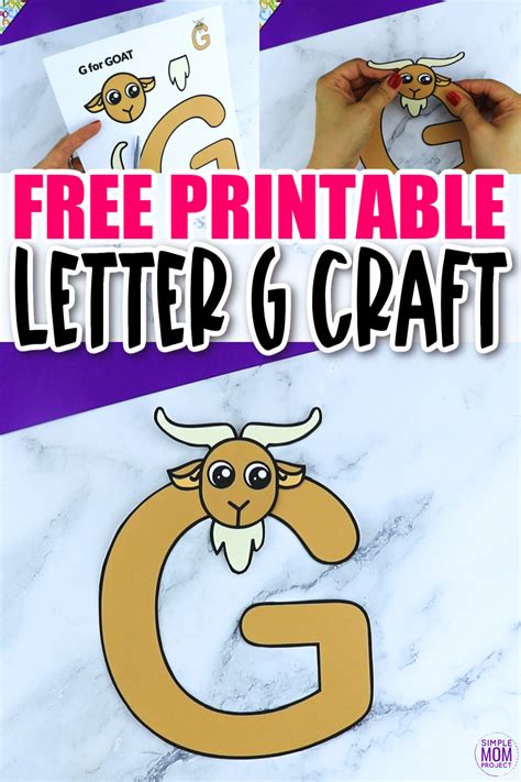 5 Fun Ways To Use A Letter G Craft Template