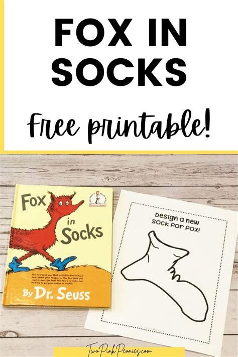 5 Fun Ways To Use Fox In Socks Printable Template