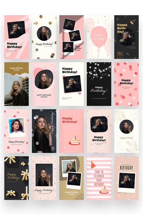 5 Happy Birthday Instagram Story Templates